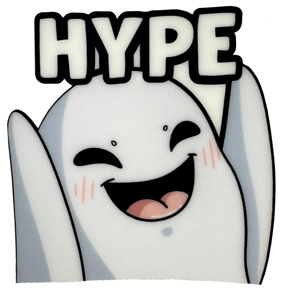 Geistersticker Glow in the Dark - Spooklly