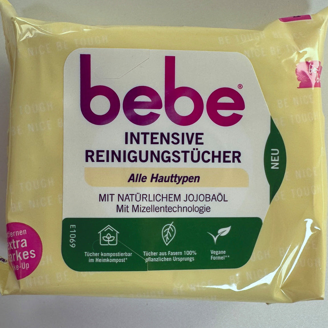 bebe Intensive Reinigungftücher mit natürlichen Jojobaöl