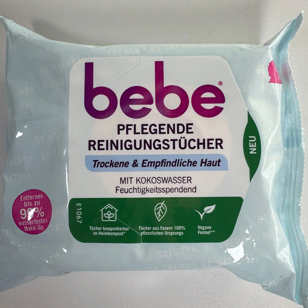 bebe pflegende Reinigungftücher mit Kokoswasser